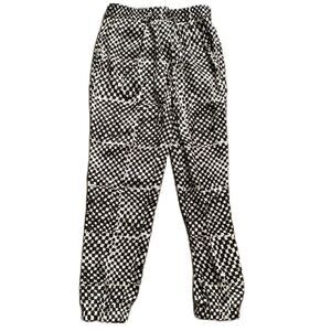Michael Kors Size 2P Black and White 100% Polyester Pants